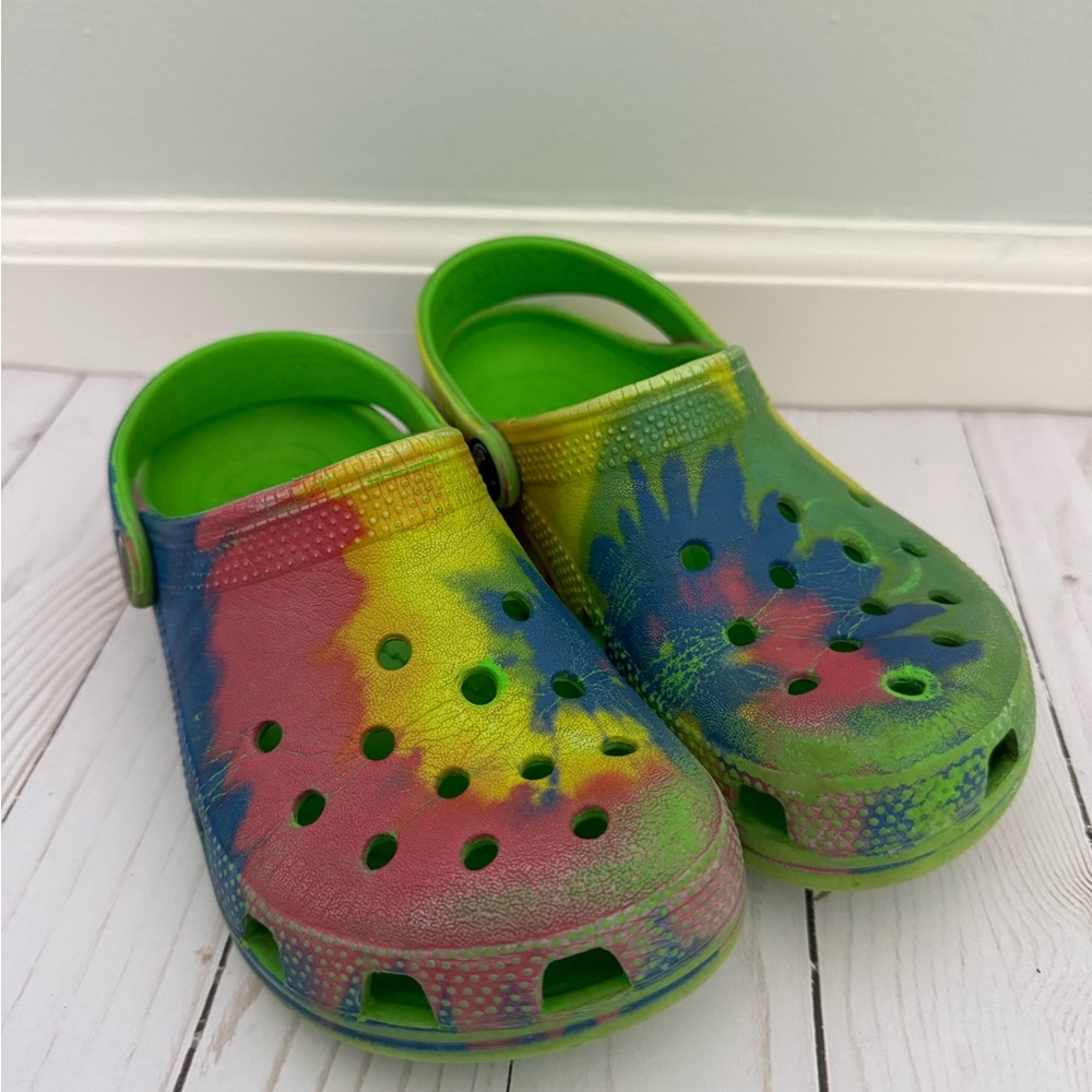 Tie Dye Crocs